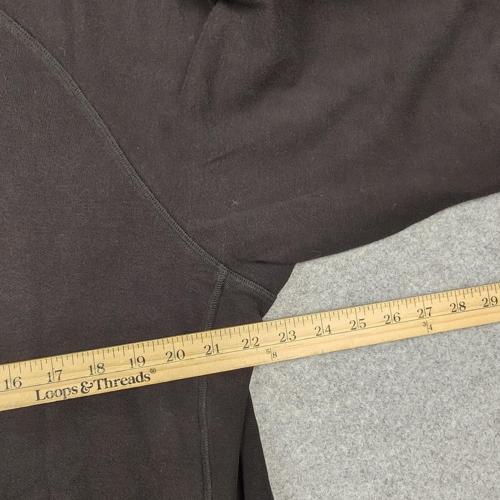 Vintage Patagonia Jacket Mens Large Black Organic Cotton Full Zip Pockets Bomber - Picture 8 of 9